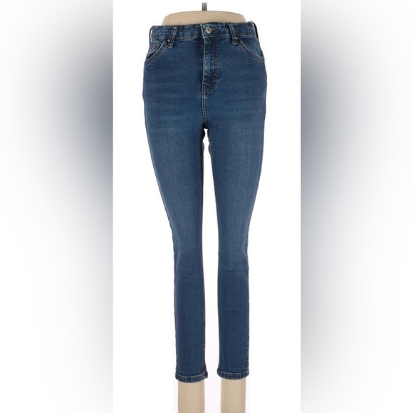 Topshop Denim - Top shop denim jeans. Size 30. Waist flat 13.5. Rise 10”. Inseam 24”.Skinny Jean